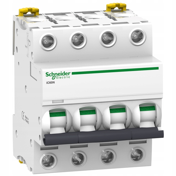 Schneider Elektrický nadprúdový vypínač Acti9 iC60N 4P 20A D A9F75420