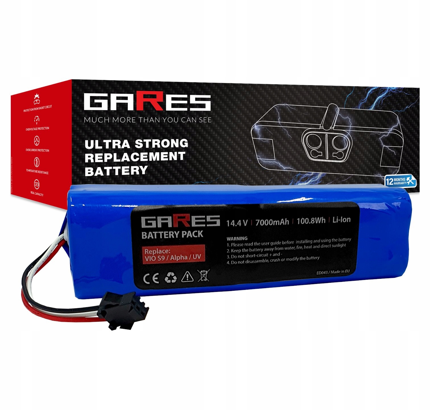 Bateria do Viomi S9, Alpha, Uv 14,4V 7Ah