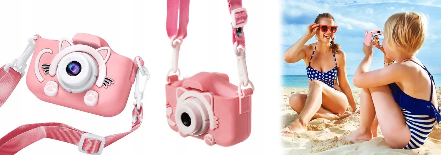 APARAT FOTOGRAFICZNY DLA DZIECI KAMERA FULL HD Rozmiar matrycy inny