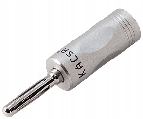

Wtyk Bananowy Rodowany Kacsa Audio BP-6220R 7AWG