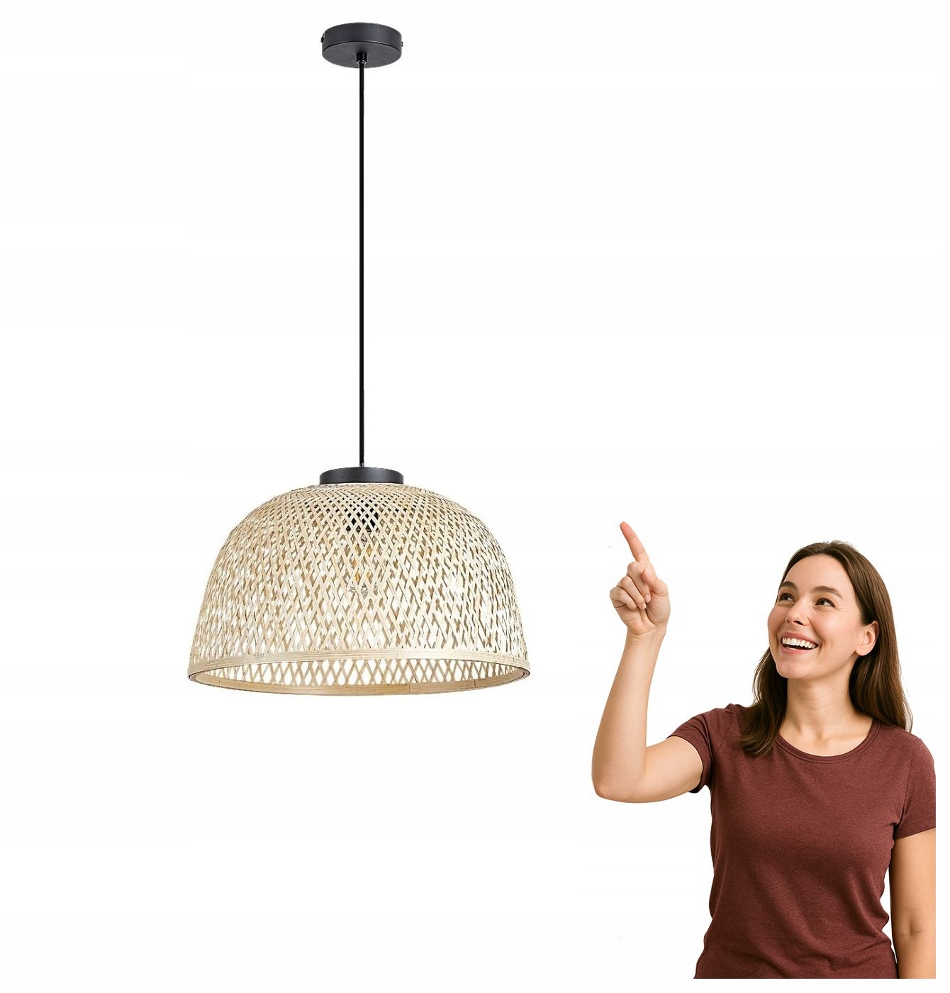 Závesná lampa Rattan 72025 Rabalux