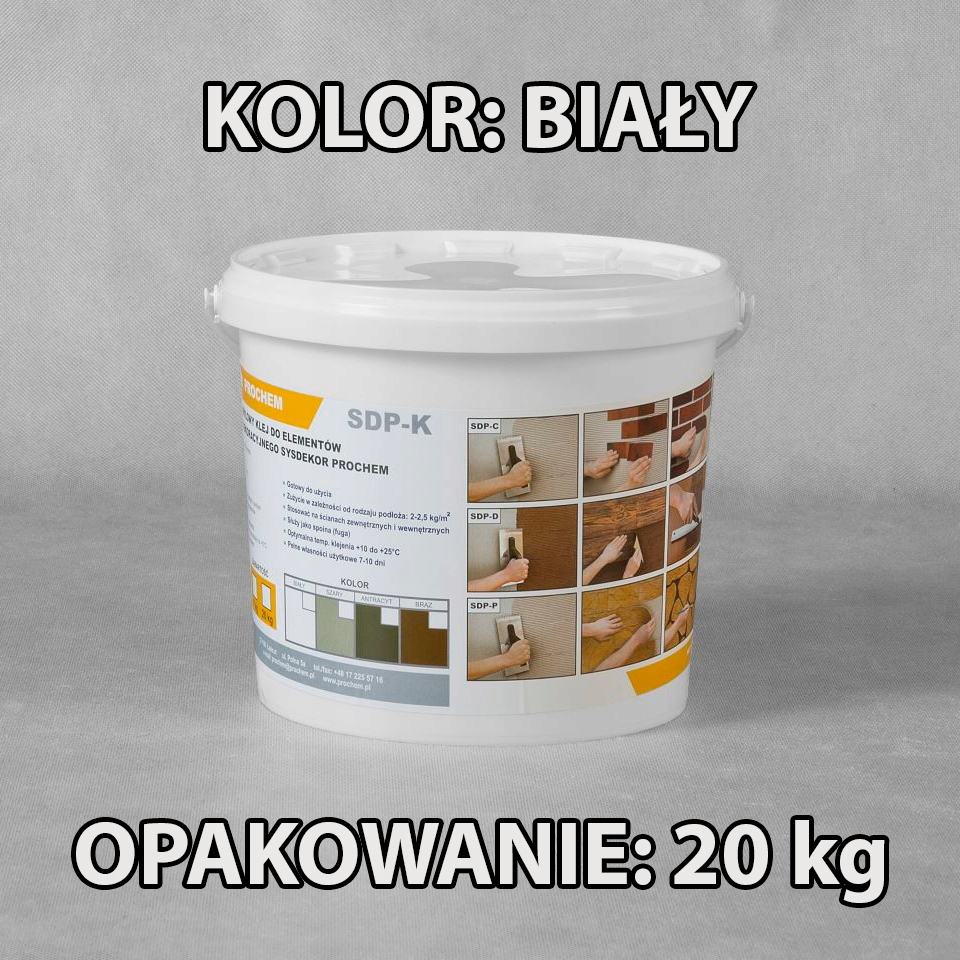 

Klej Akrylowy Do Deski Elewacyjnej 20kg Biały