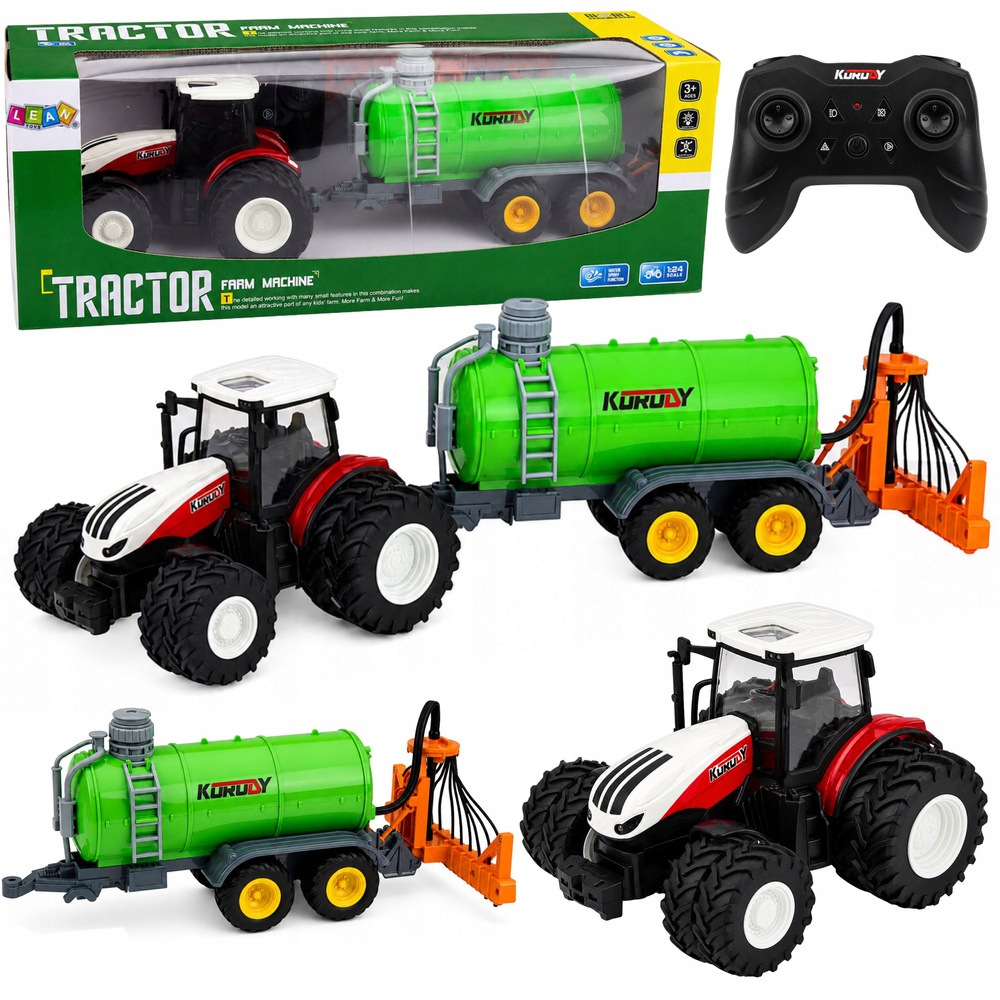 Zemědělský traktor s postřikovačem tekutých hnojiv, dálkově ovládaný Rc 124
