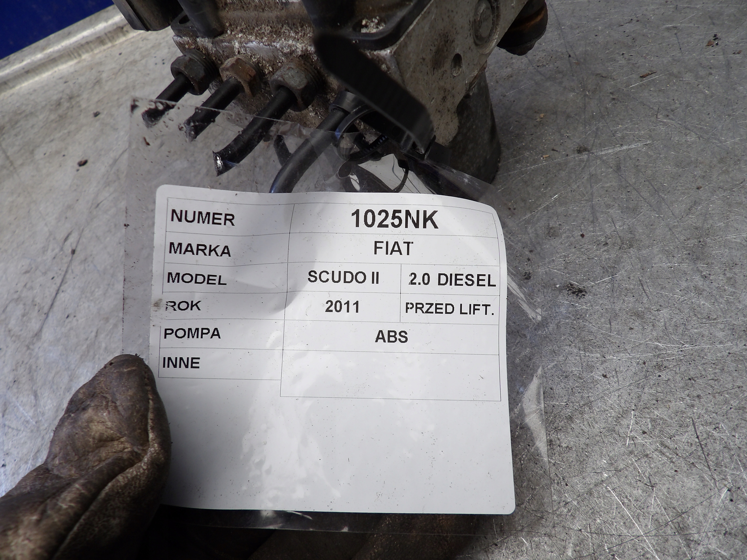 Fiat Scudo II Pompa ABS 0265801044