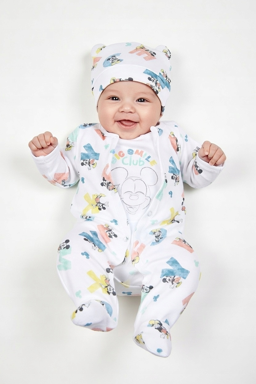 Komplet niemowlęcy Disney Myszka Mickey .Rozmiar 62 cm .