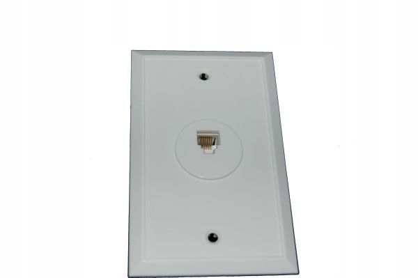 Gniazdo telefoniczne podtynkowe RJ12(6p6c)