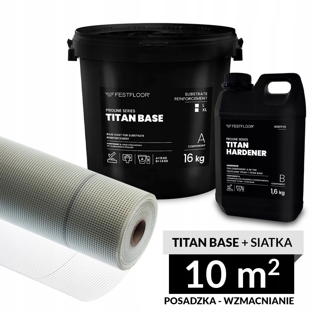 Sada pro Posilování Podkladu Titan Base síťka standard