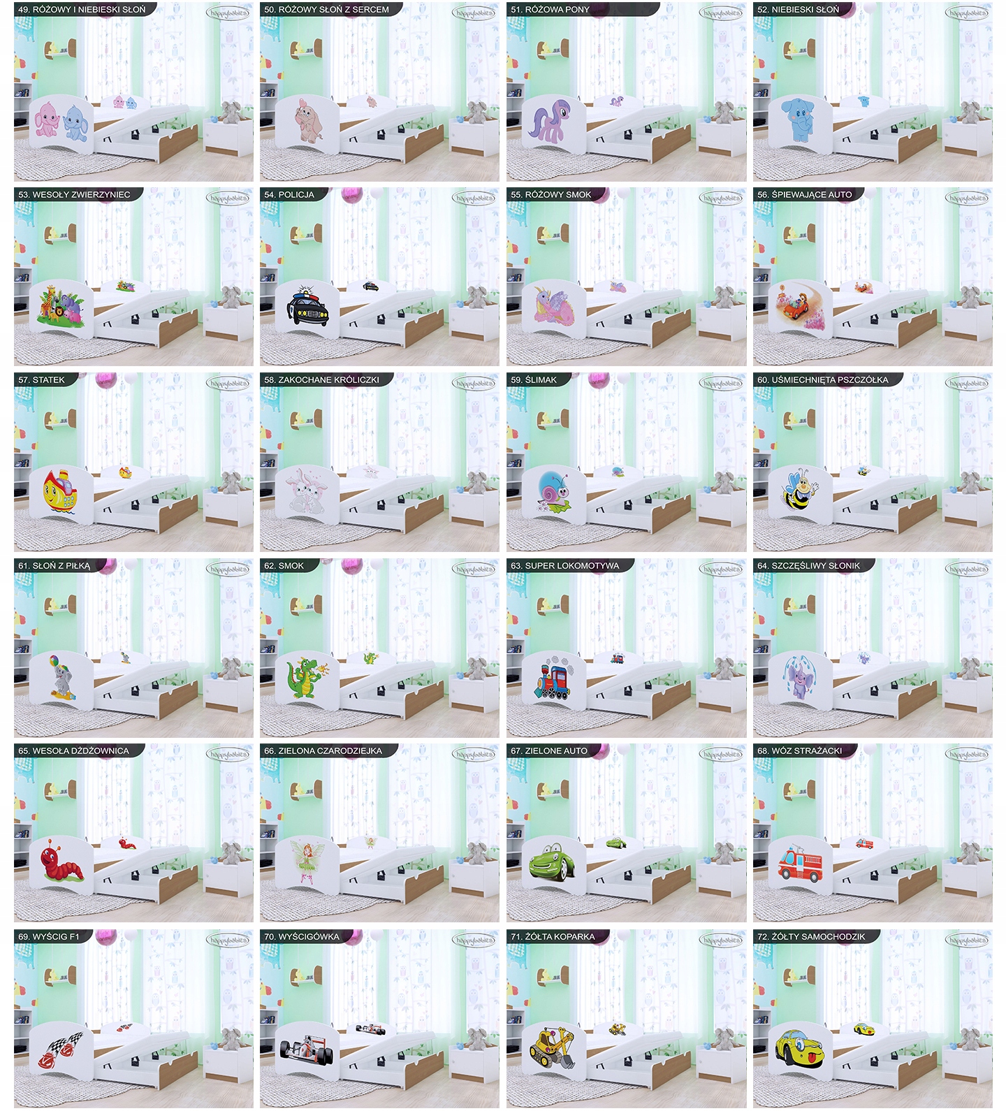 ŁÓŻKO DZIECIĘCE 200/90 PODWÓJNE - BUK Liczba miejsc do spania 2