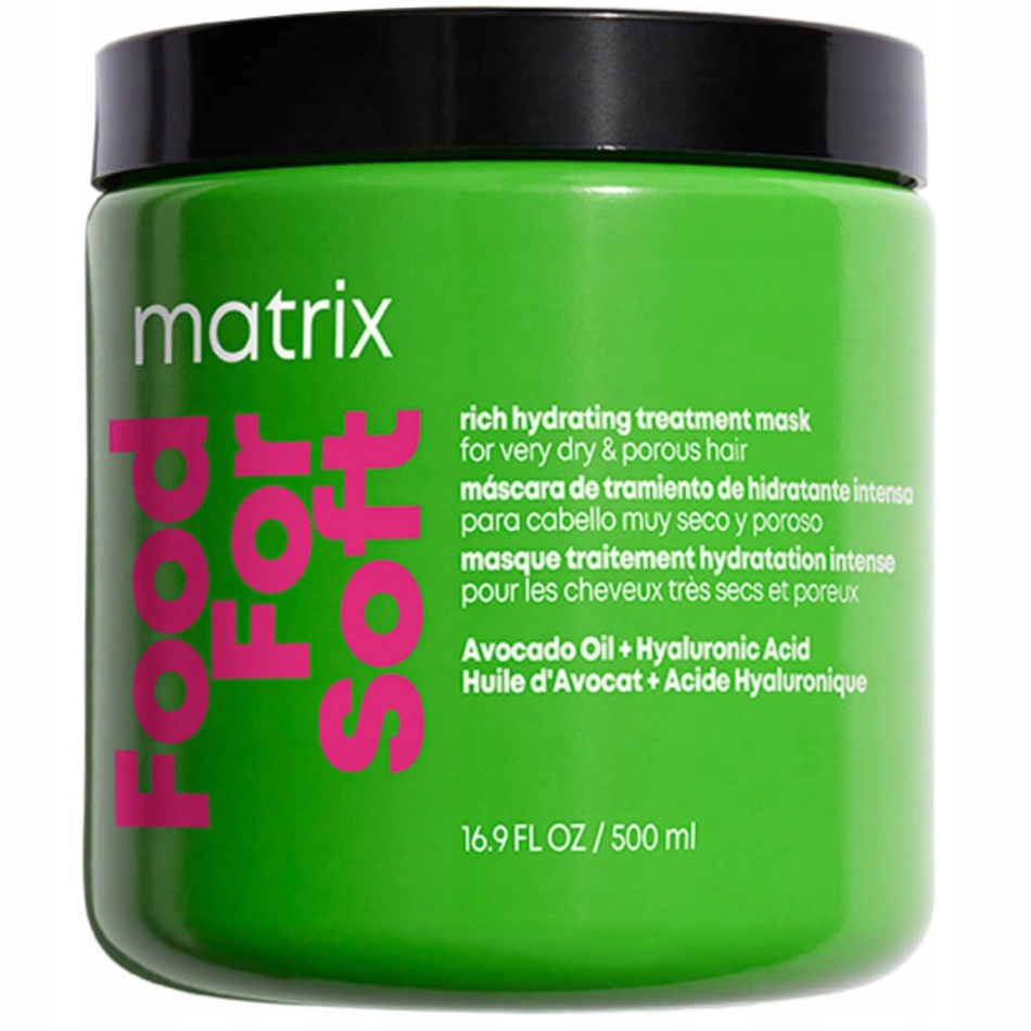 Matrix Food For Soft Maska nawilżająca do włosów suchych i porowatych 500ml