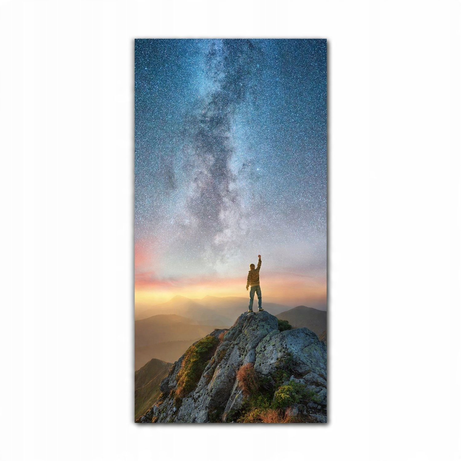 

Foto-obraz na szkle do kuchni 70x140 Szczyt górski