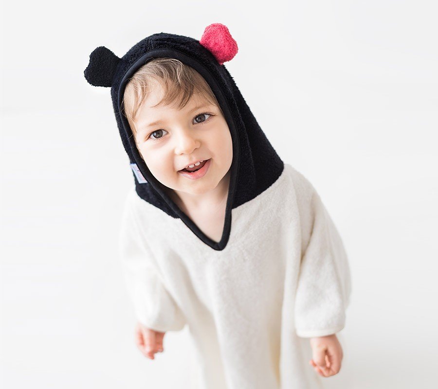 Lullalove Ponczo Kąpielowe Mrb 100% Frotte Bambusowa