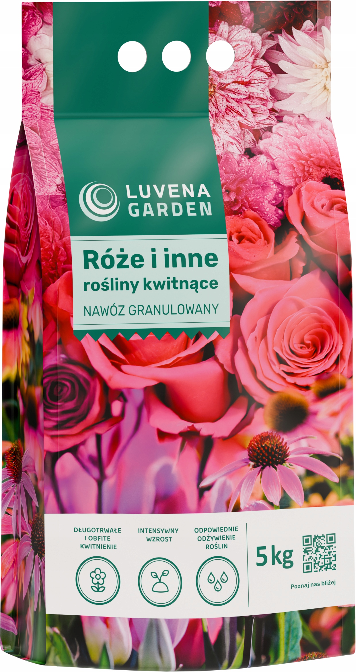 NAWÓZ DO RÓŻ ROŚLIN KWITNĄCYCH KWIATÓW DŁUGODZIAŁAJĄCY LUVENA GARDEN 5KG