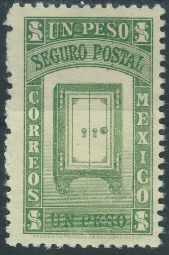 Mexico un peso - Seguro Postal