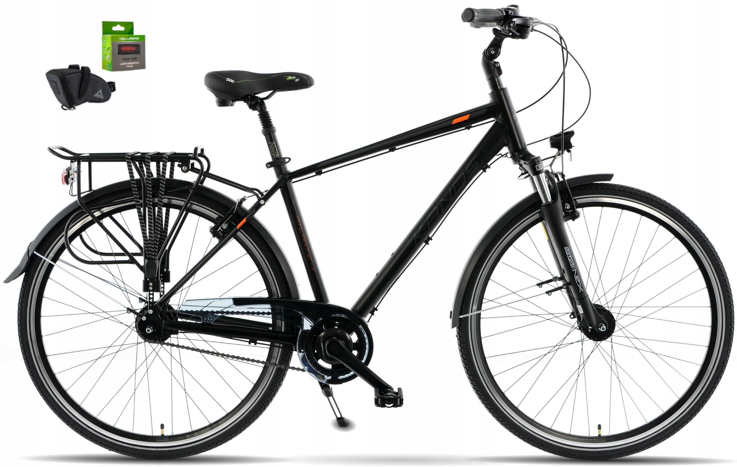 Rower Miejski 28 Kands Atlantic Z Prądnicą Shimano Nexus 7-BIEG 19″