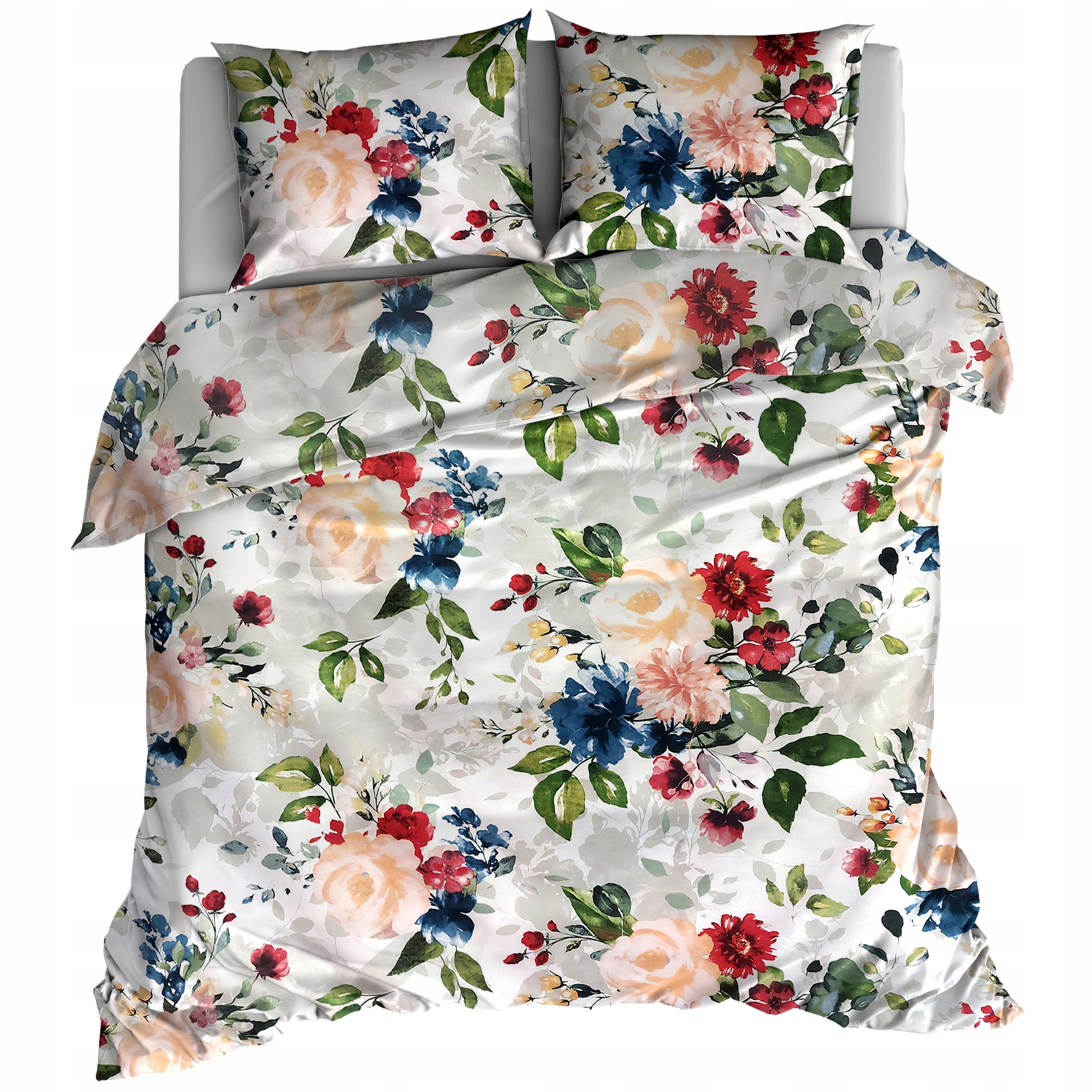 

Pościel 220x240 Bawełna 100% Róże Kwiaty Łosoś