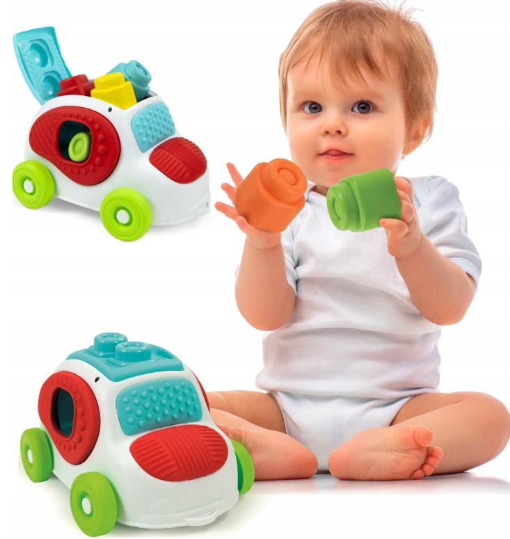 

Clementoni Auto Sensoryczne Clemmy Miękkie Klocki