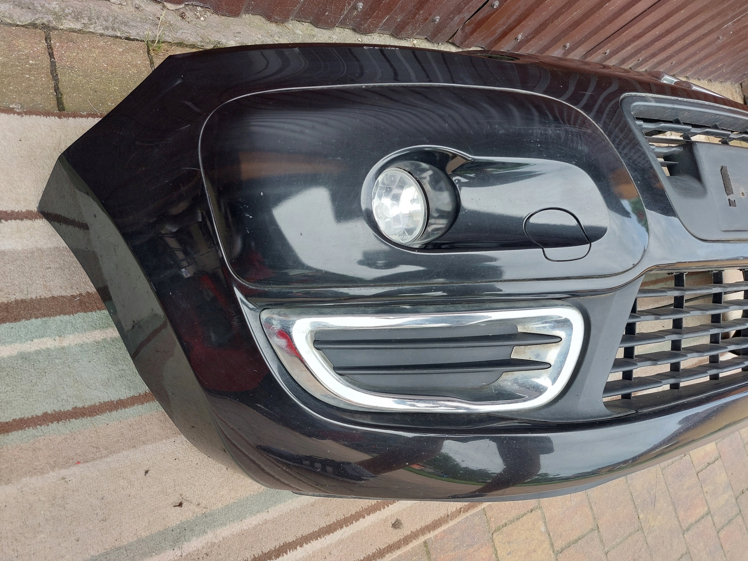bumper front CITROEN C3 PICASSO 08-12r black EXLD