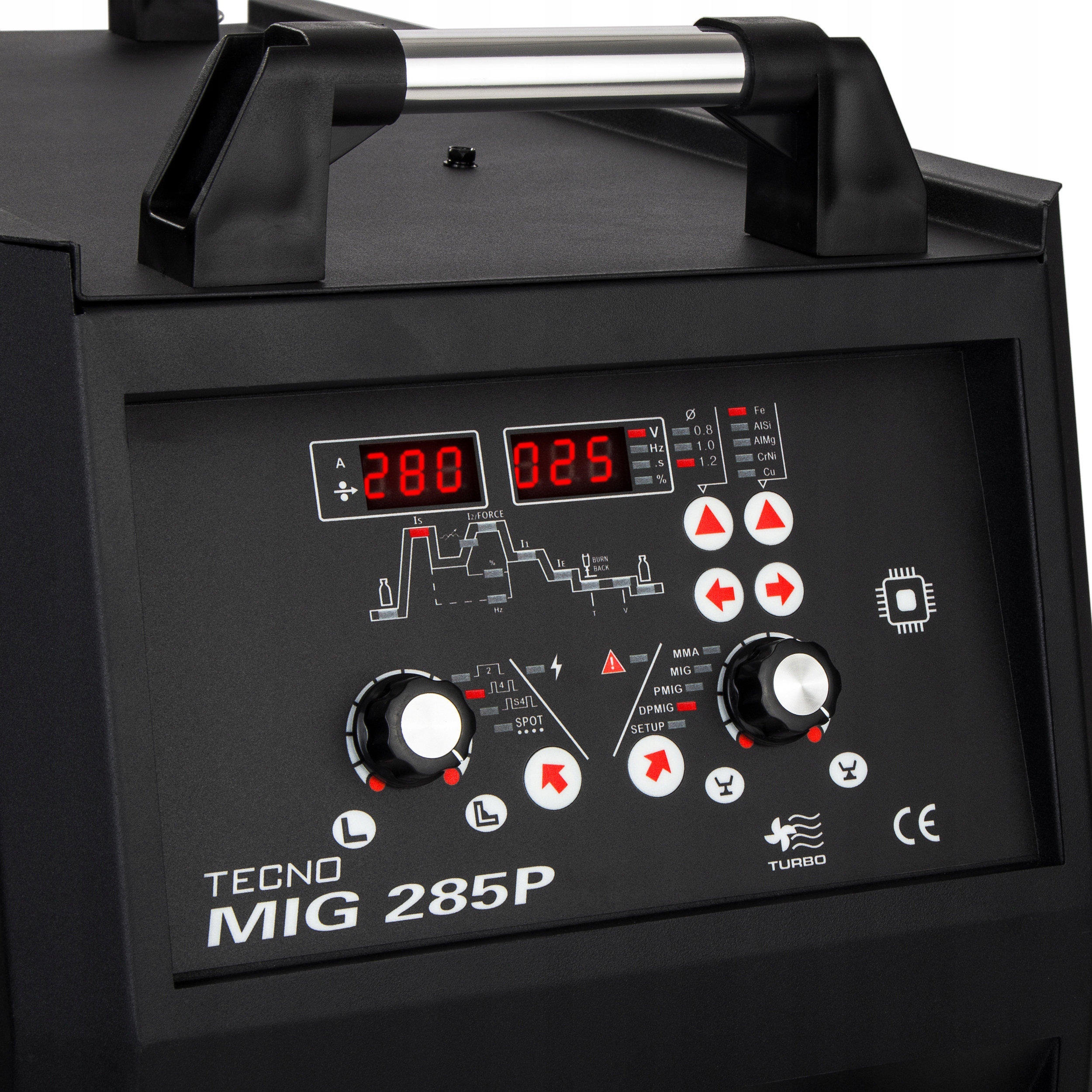 SPAWARKA INWERTOROWA IDEAL TECNO MIG 285P PULSE SYNERGIC MAG MMA 400V 280A Stan opakowania oryginalne