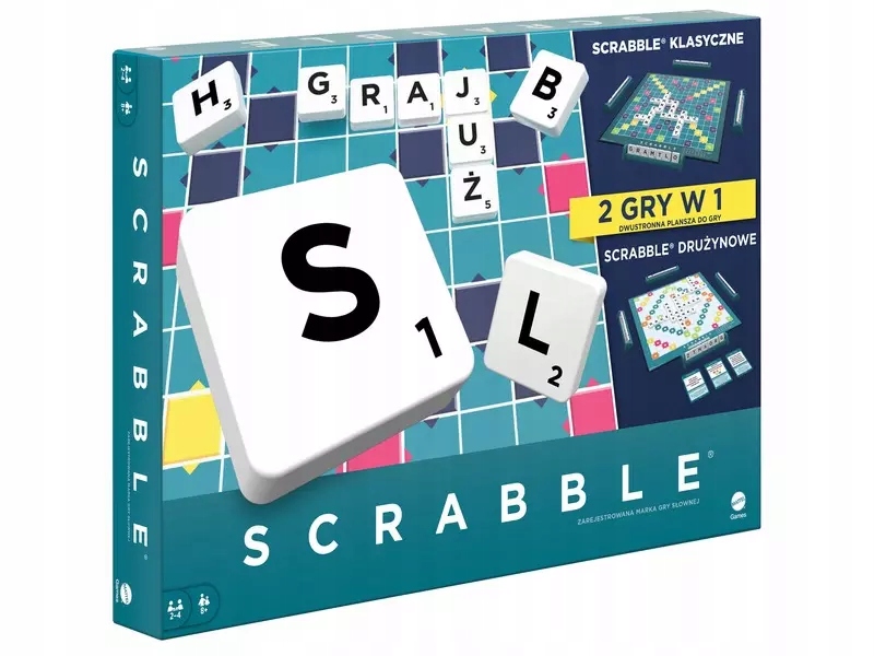Scrabble Original Klasyczna, najpopularniejsza wersja jednej z najpopularni