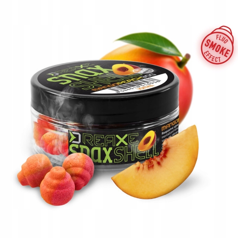 Delphin Przynęta Ślimak Wafters D-Snax Shell Mango Brzoskwinia 14mm