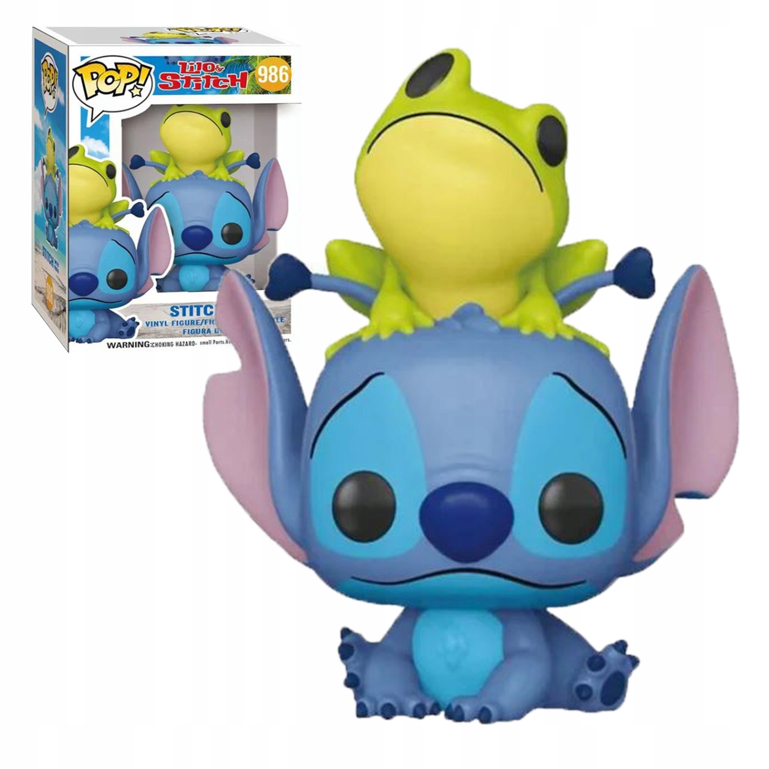 FIGURKA KOLEKCJONERSKA POP LILO & STITCH STITCH WITH FROG ZABAWKA