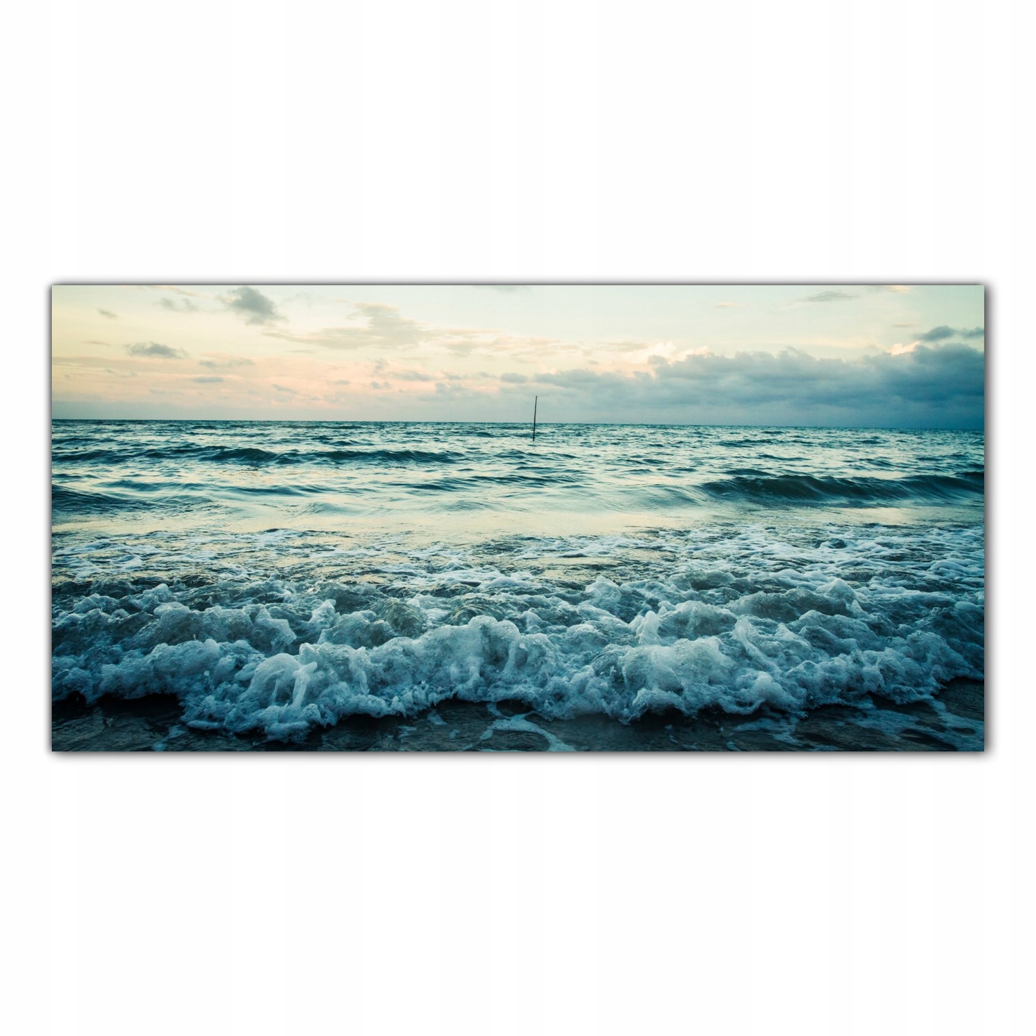 Vlny Pláž Moře 100x50 Tvrzené skleněné panely