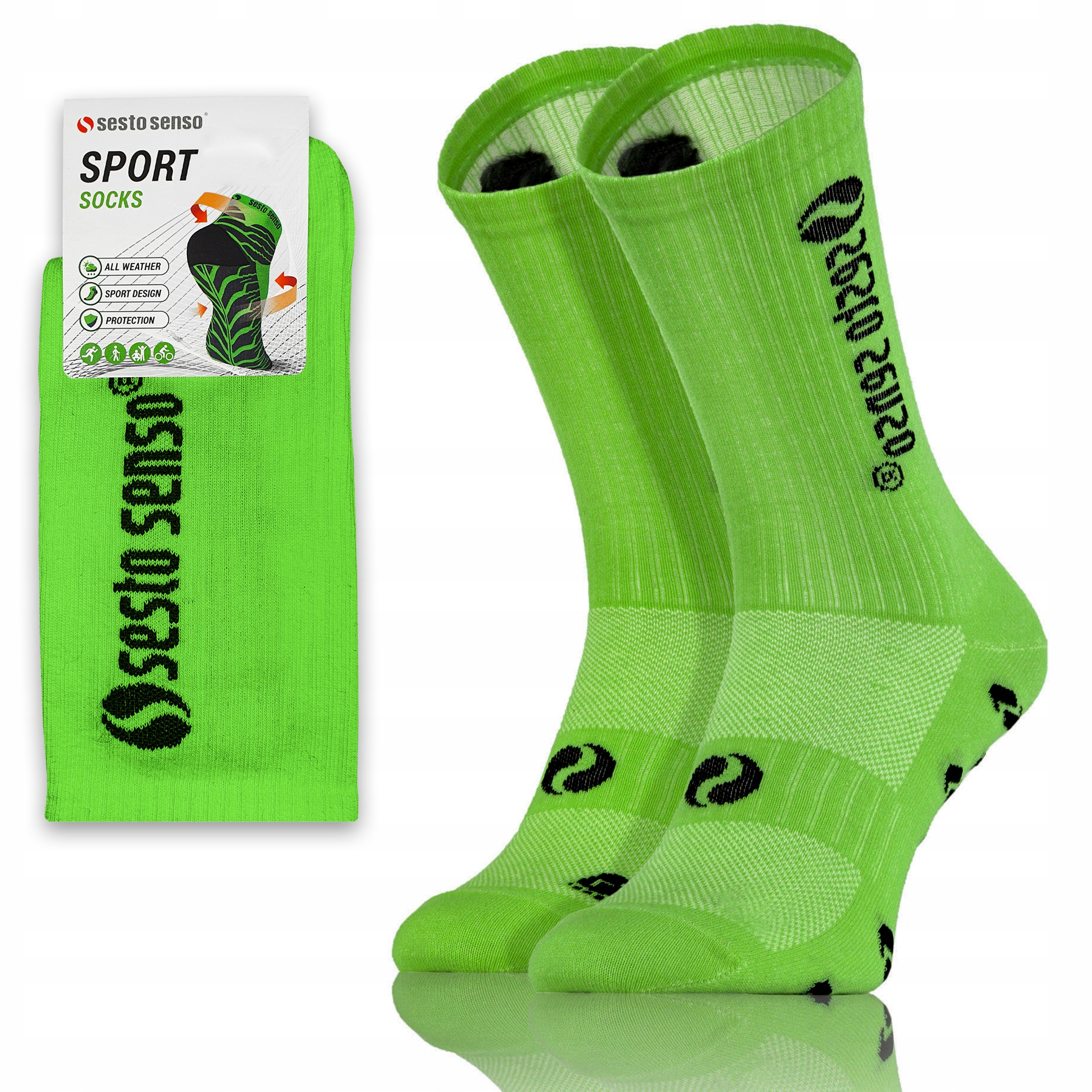 

Skarpety sportowe treningowe Sesto Senso 39-42
