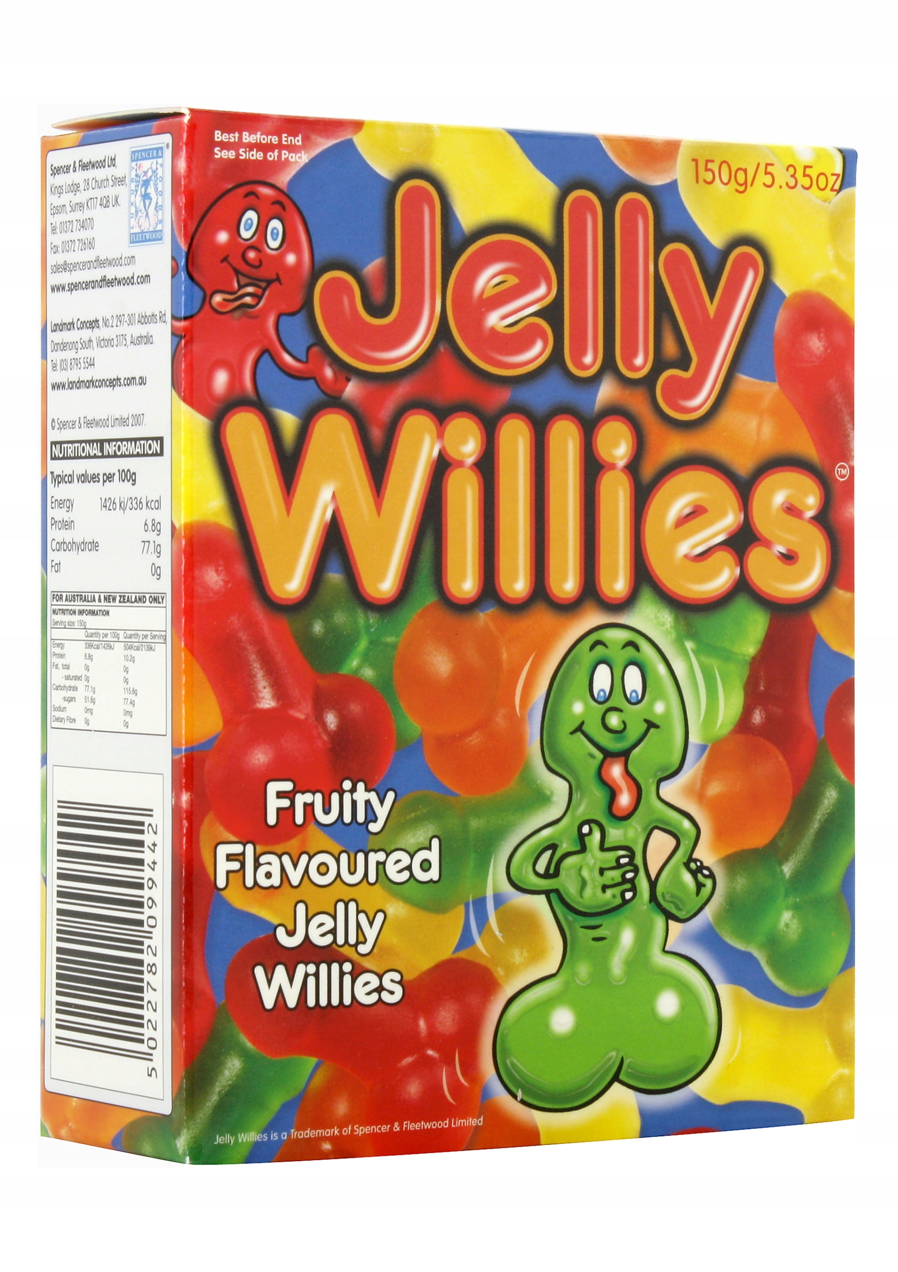 Słodycze-JELLY WILLIES Marka Spencer & fleetwood