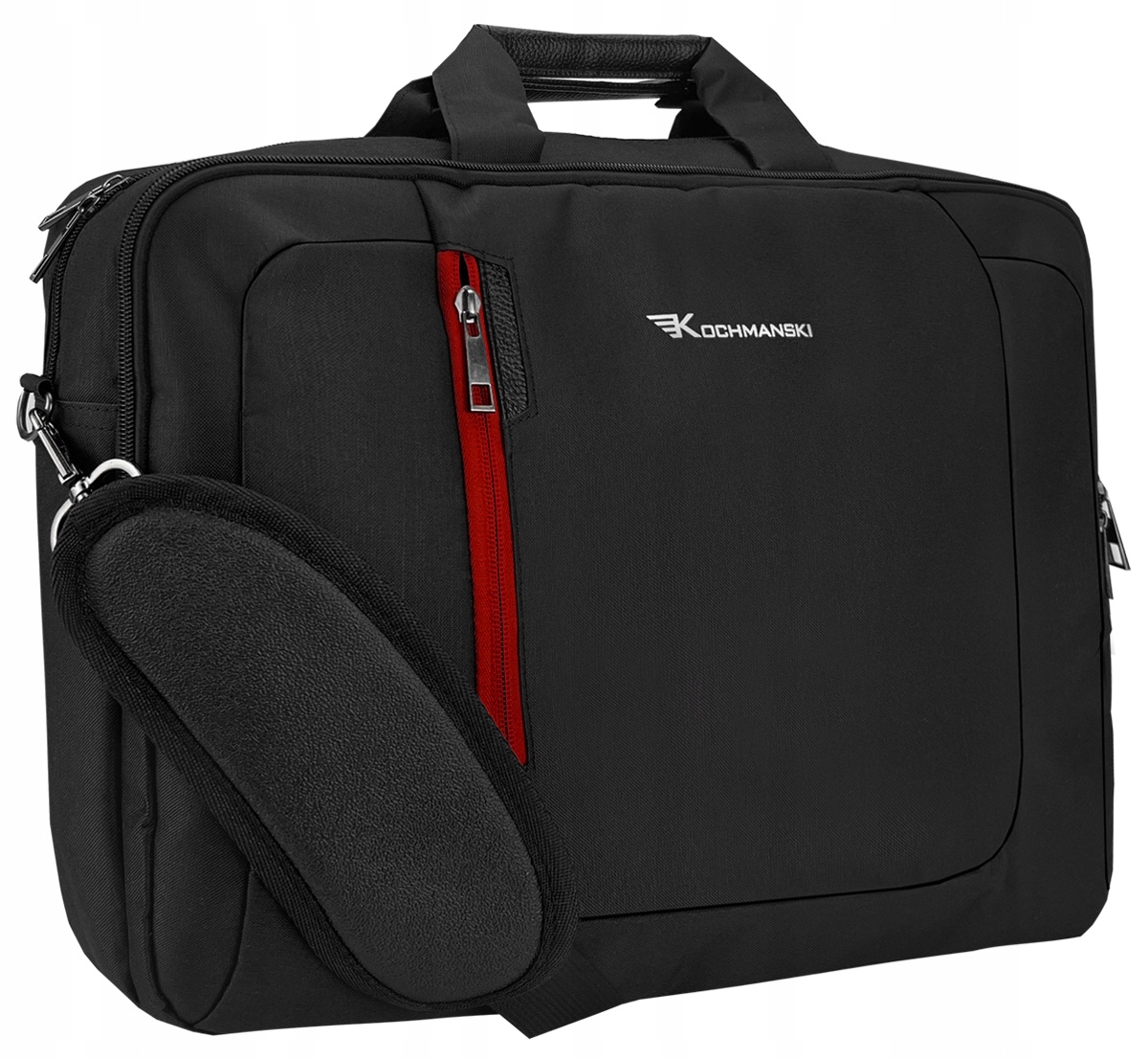 Torba na laptopa 15,6 cali męska damska Kochmanski czarna
