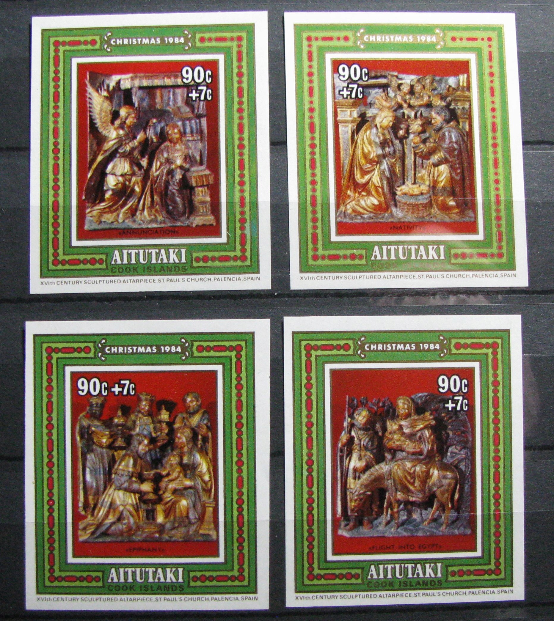 AITUTAKI - Mi blok 51-54 ** - Boże Narodzenie