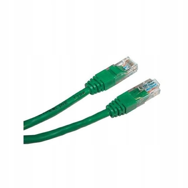 Patchcord 5e Lama Plus RJ45 RJ45 5 m zielony