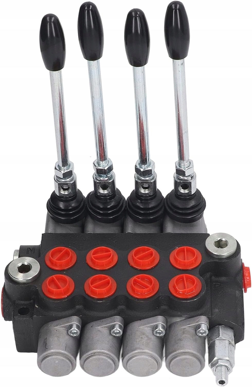 Rozdzielacz sterowany ręcznie 4 sekcyjny