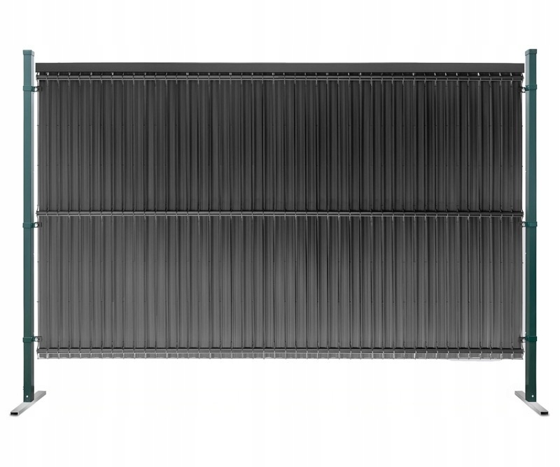 Listwy ogrodzeniowe pionowe szerokie 62-80mm 173x250cm RD05 Antracyt Ral 70