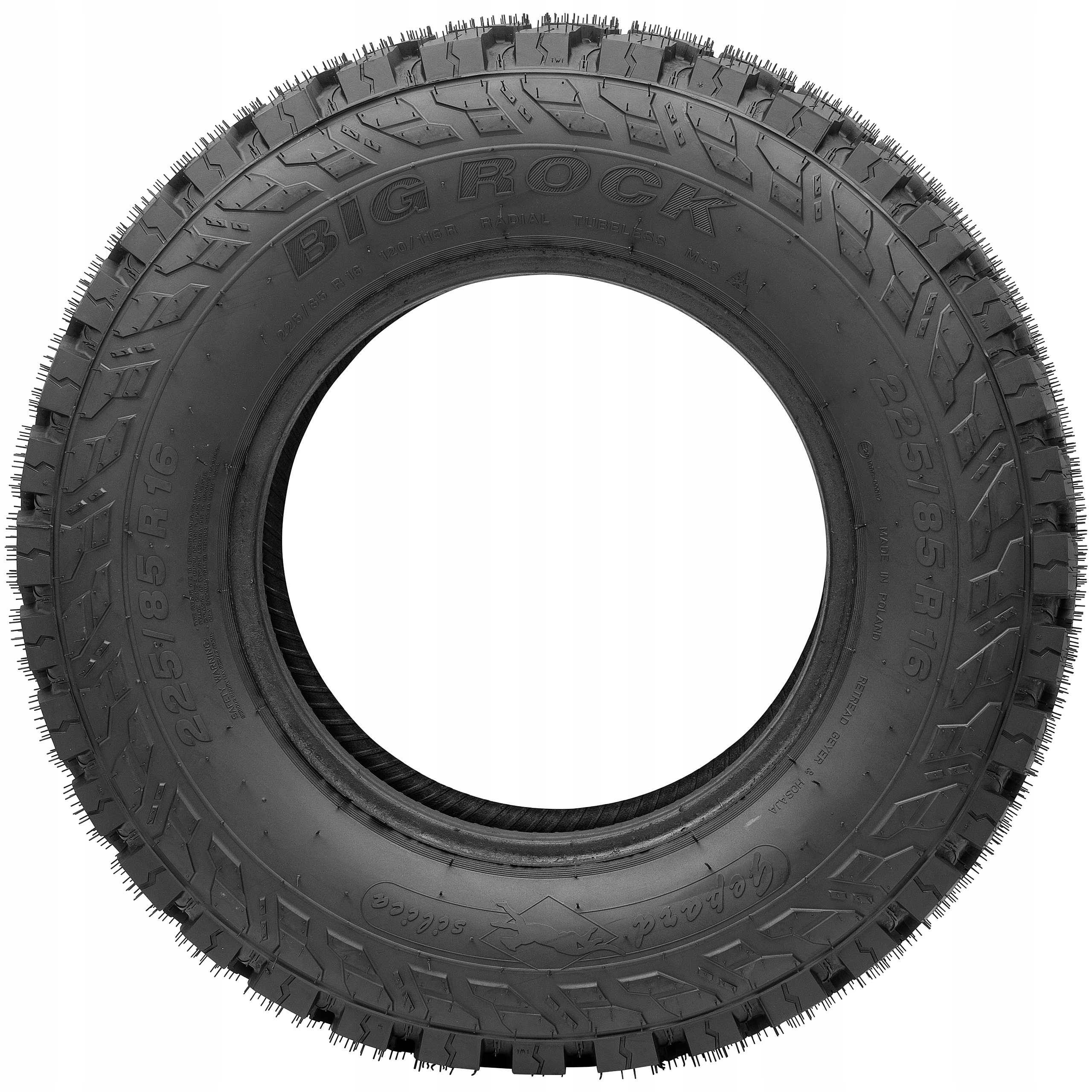 4x Opony bieżnikowane 225/75 R16 TERENOWE 4x4 M/T Szerokość opony 225 mm