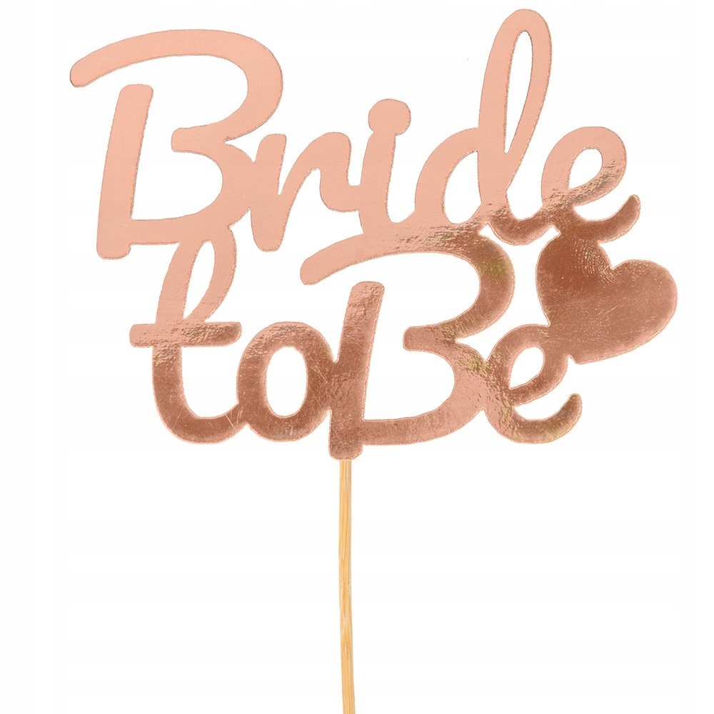 

Topper Wieczór Panieński Bride To Be Rose Gold Cz