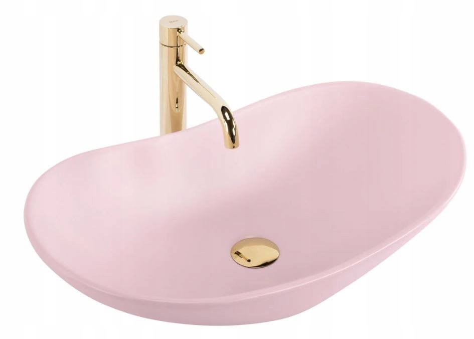 Umyvadlo Royal Powder Pink Matt Na Desku