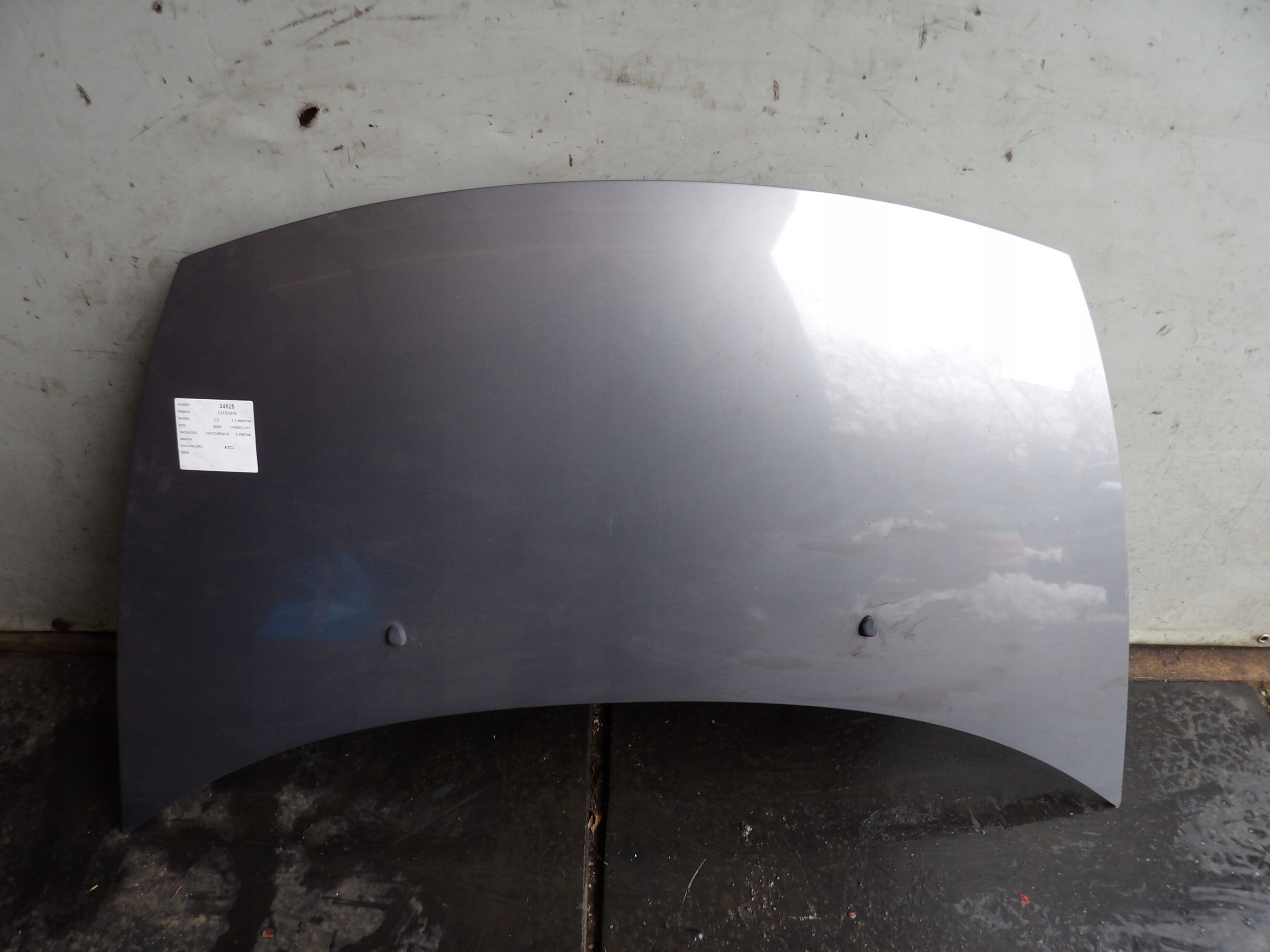 Citroen C3 e cofano lak. KTCC