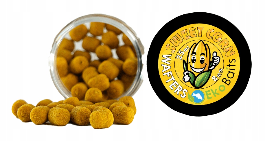 Przynęta Eko Baits Dumbell Wafters 8mm Słodka Kukurydza