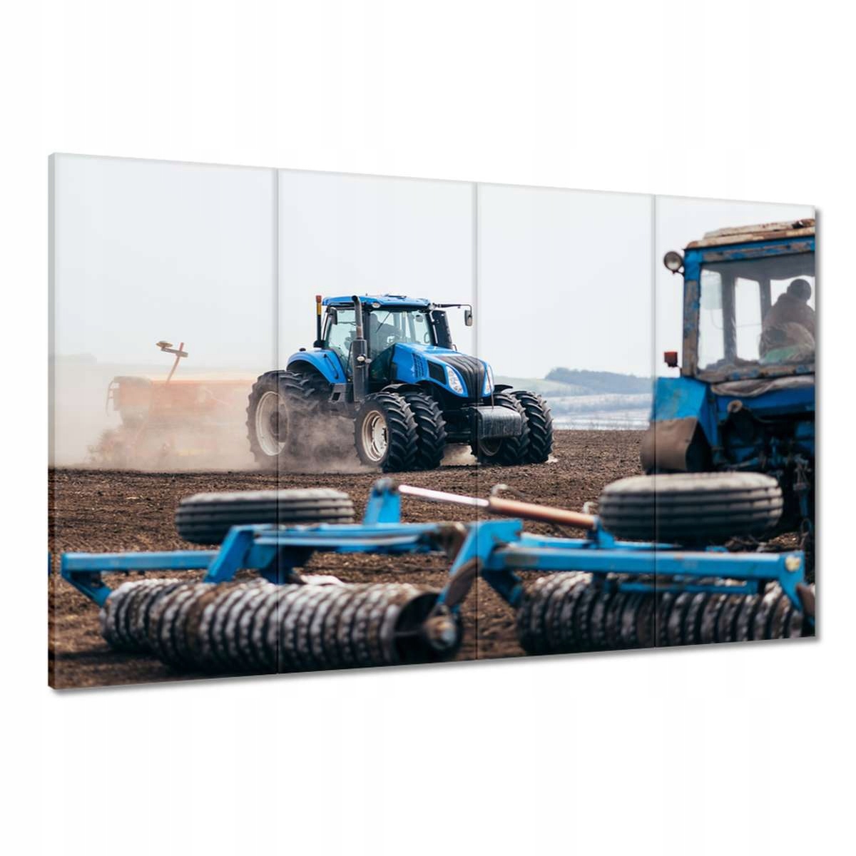 Obrazy 120x80 Traktory pole zemědělství