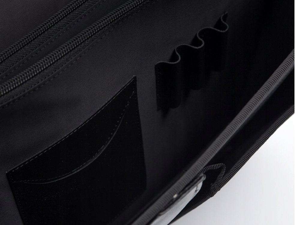 CZARNA AKTÓWKA TECZKA NA DOKUMENTY SOLOME BOSTON Model TECZKA BO1 BLACK CODURA