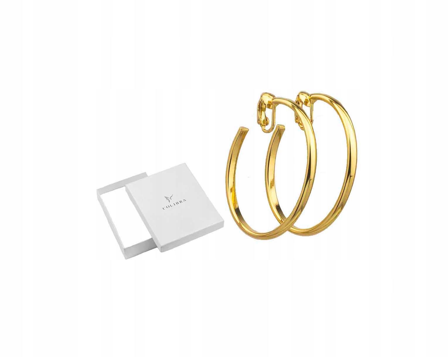 

Małe Klipsy Koła Złote Kółka Na Uszy Kółeczka Moda