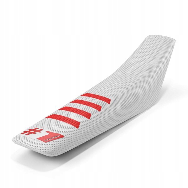 Poťah Na Sedadlo Onegripper Ribbed Bielo-červený