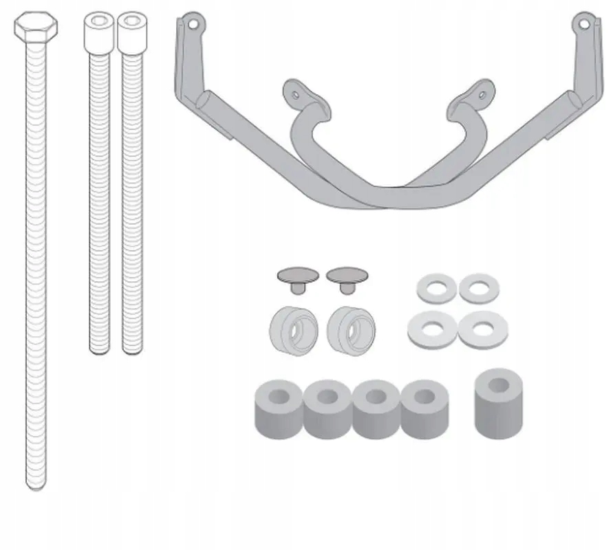 Kappa Gmole Kryty motora Cf Moto CL 700 X 2021-2024r. Čierne