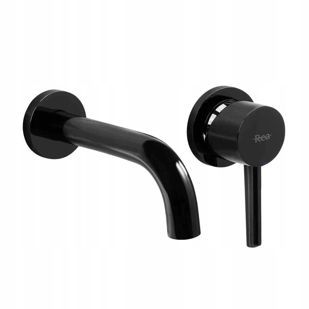 Umývadlová Batéria Pod Omietku Lungo Čierna Metalická Box Rea