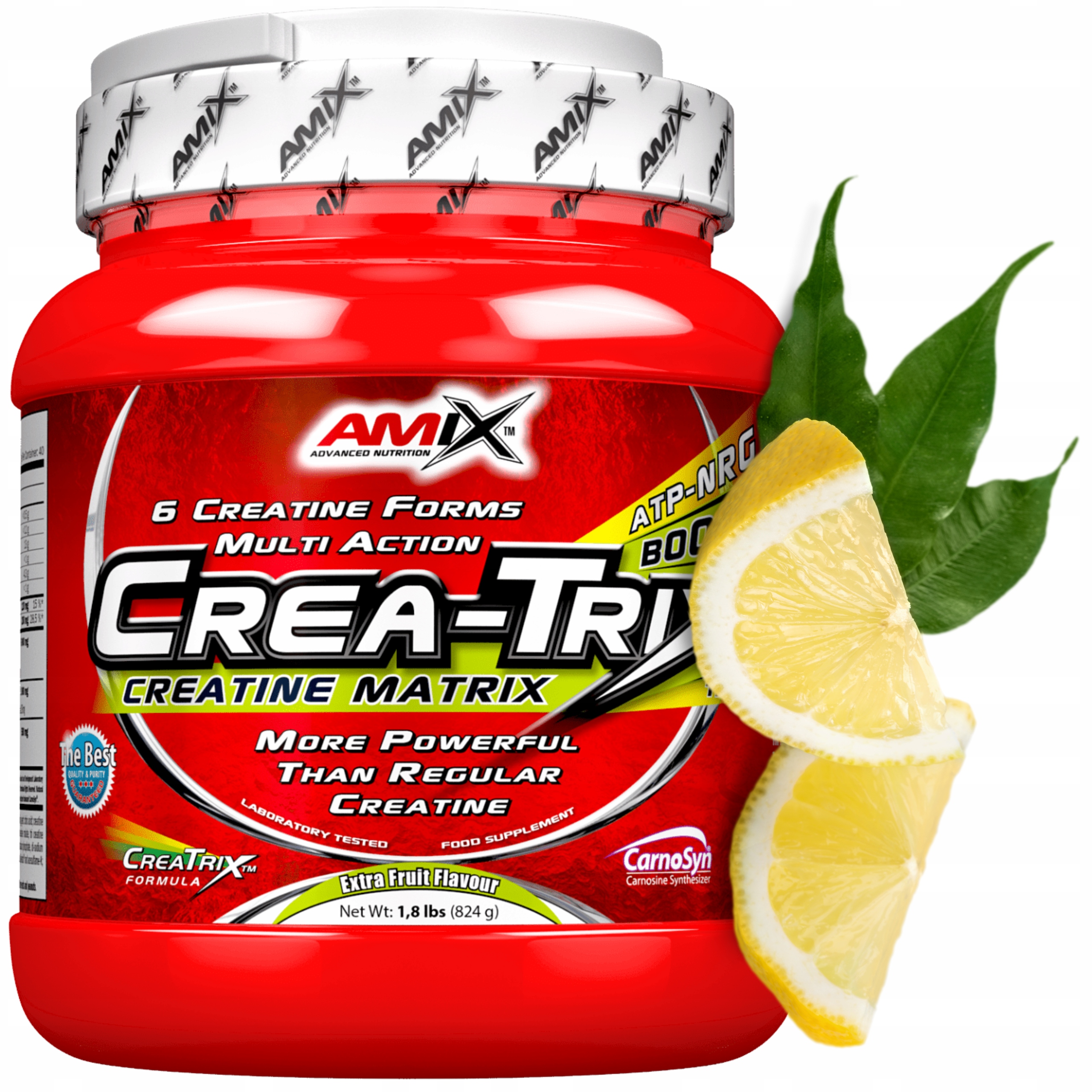 Amix Crea-Trix Creatine Kreatin v 6 formách 824 g Monohydrát Cee Jablko