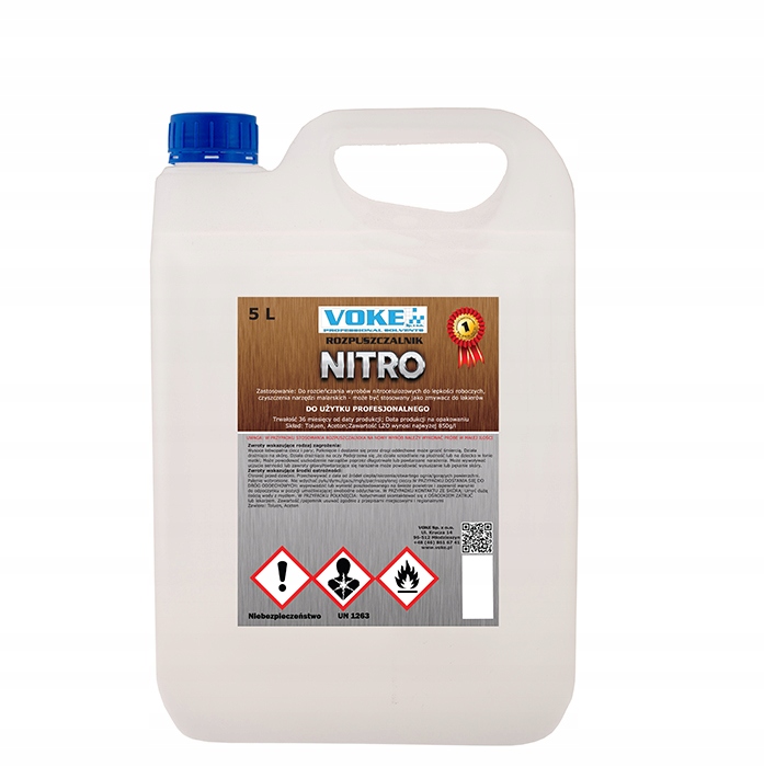 Rozpuszczalnik Nitro Voke 5L rozcieńczalnik