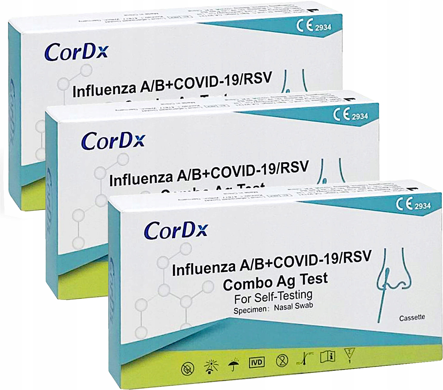 

Cordx Test Combo 4w1 COVID-19 Grypa typu Ab Rsv