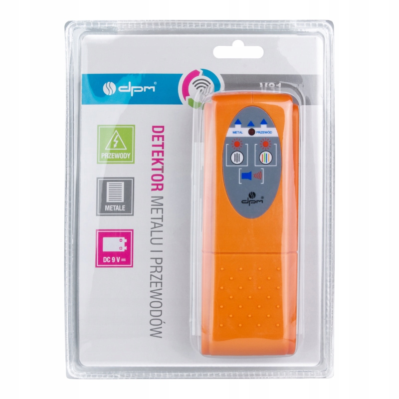 Detektor metalu i przewodów Kolor pomarańczowy