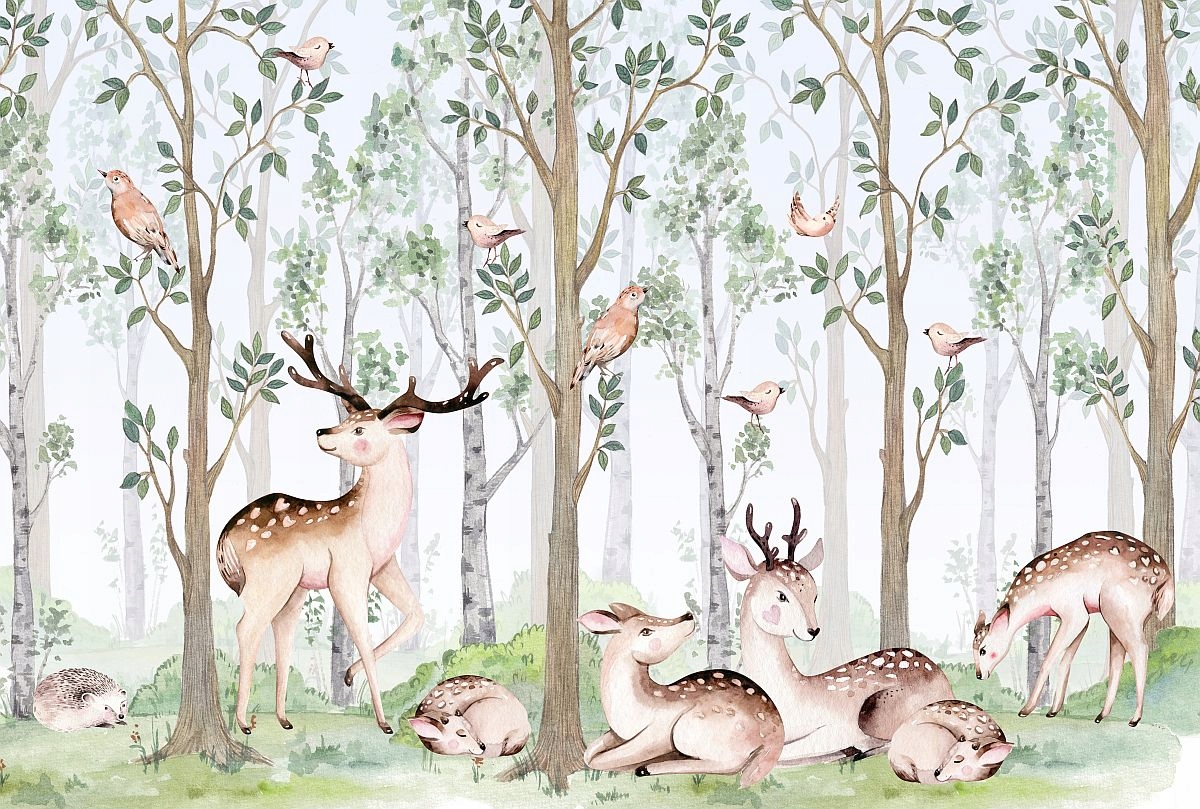 

Tapeta sarenki w zielonym lesie 368x248