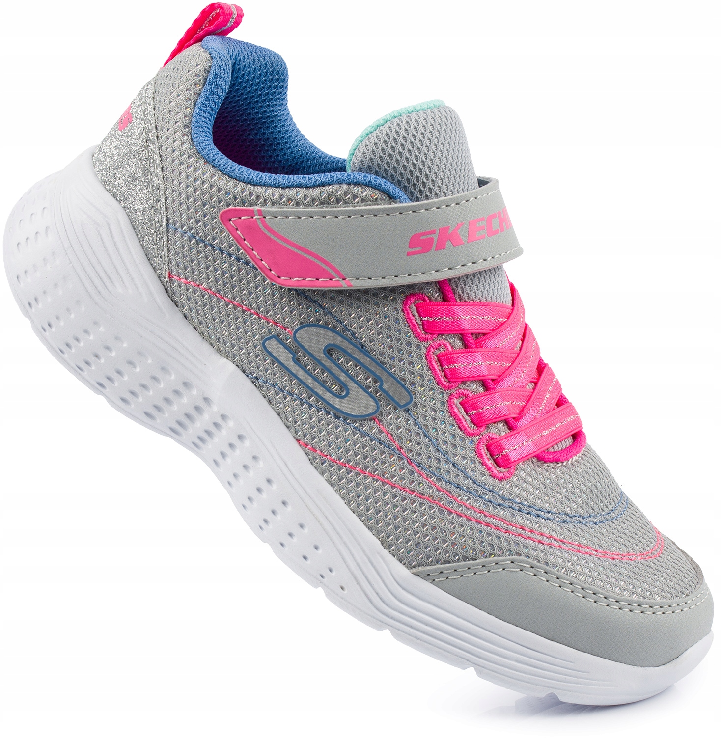 Skechers Sportowe Adidasy Dziecięce Buty Na Rzepy Dziewczęce r. 27,5
